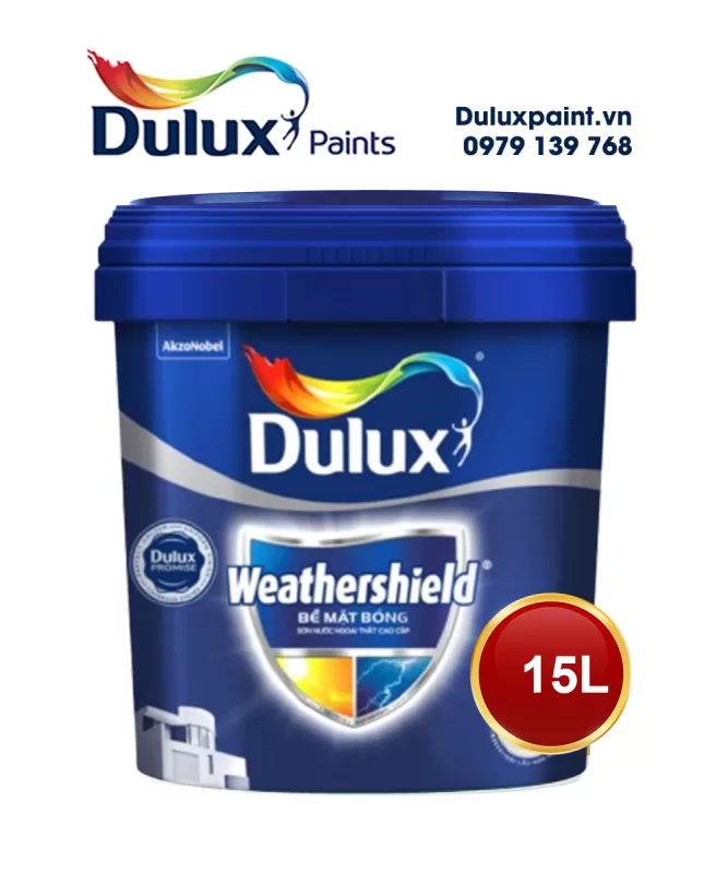 Sơn DULUX WEATHERSHIELD Bề Mặt Bóng - BJ9 thùng 15L