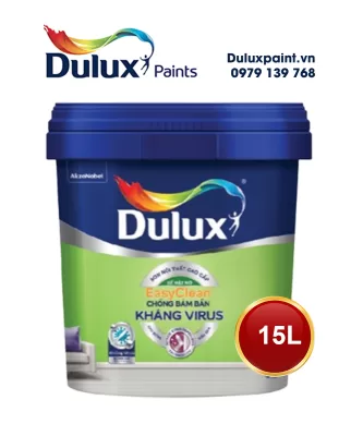 Sơn Dulux EasyClean chống bám bẩn kháng virus bề mặt mờ - E016M 15L