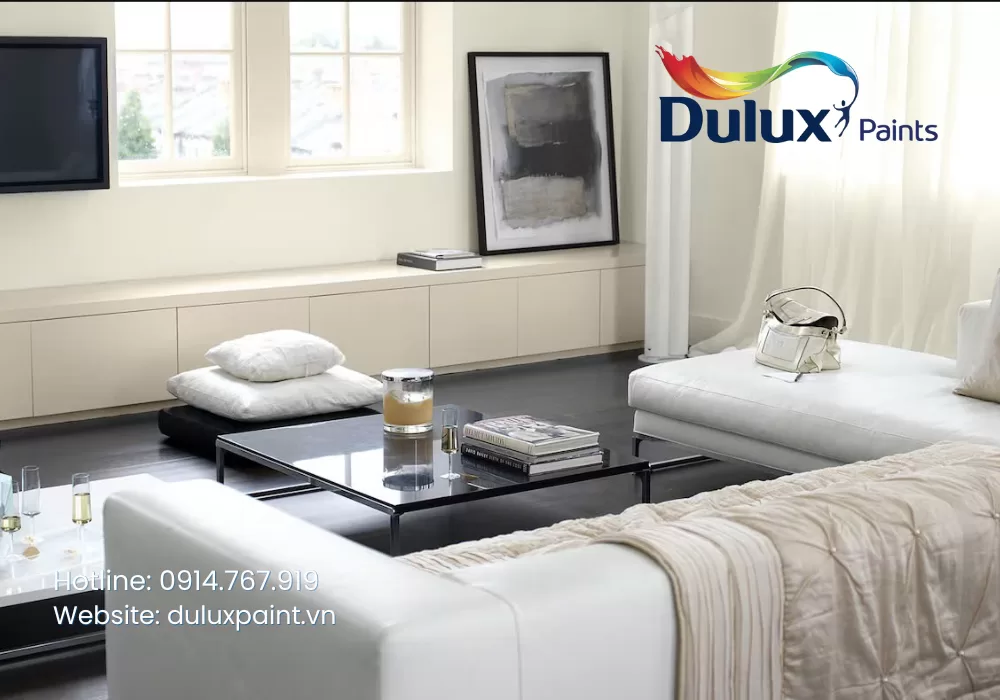 sơn Dulux màu trắng sứ 