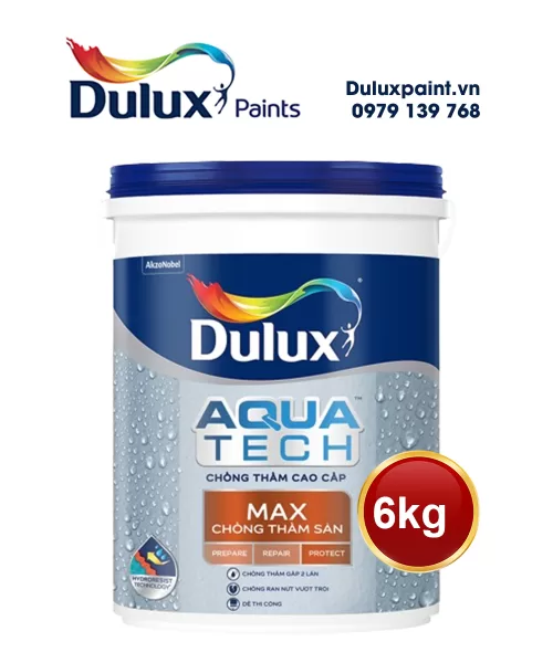 Chất chống thấm sàn Dulux Aquatech Max V910 lon 6kg