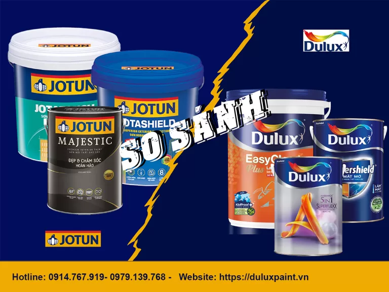 Sơn Dulux và Jotun sơn nào tốt hơn 2
