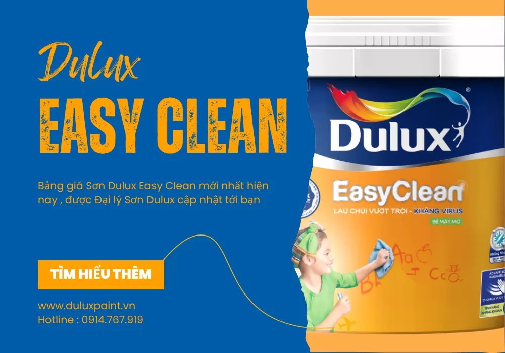 giá sơn easy clean dulux