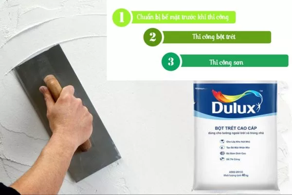 bột trét Dulux