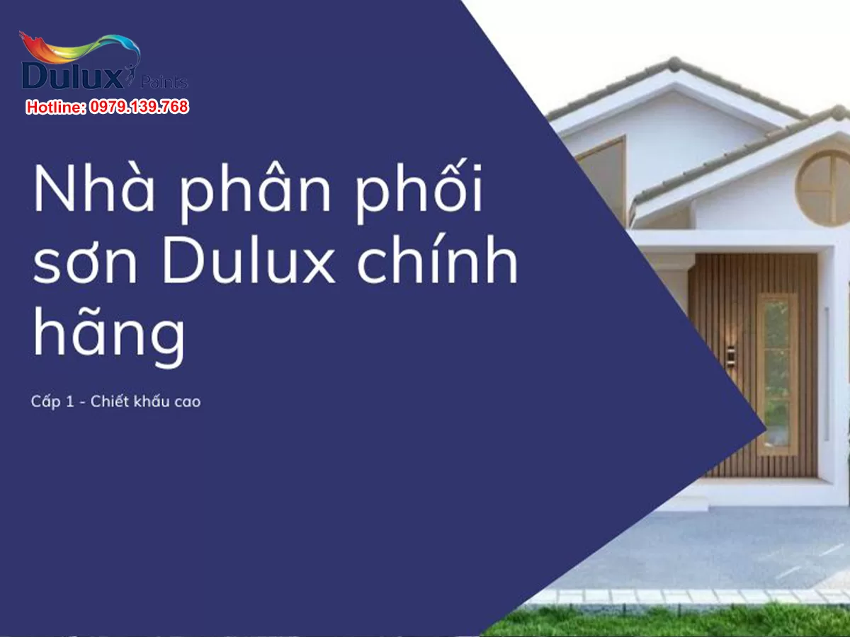 Nhà phân phối sơn Dulux chính hãng, cấp 1 - Chiết khấu cao