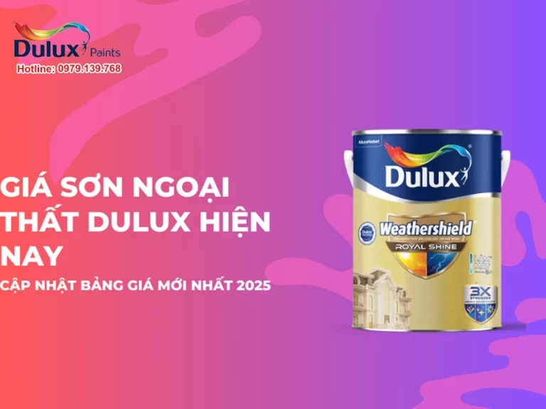 Giá sơn ngoại thất Dulux - Cập nhật bảng giá mới nhất 2025