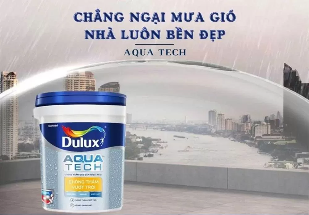 Chống thấm màu Dulux có những loại nào? Tính năng và đơn giá