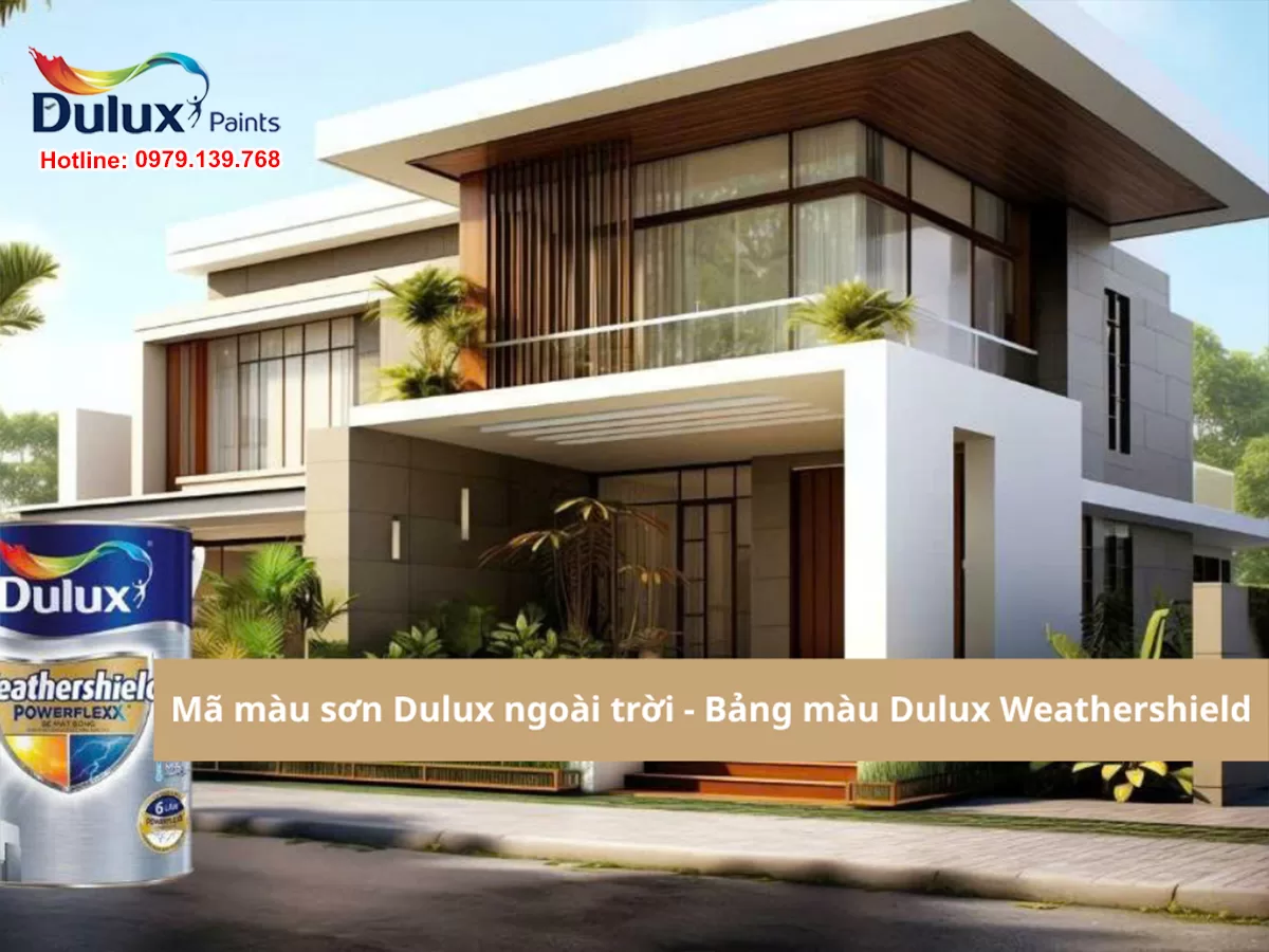 Mã màu sơn Dulux ngoài trời - Bảng màu Dulux Weathershield