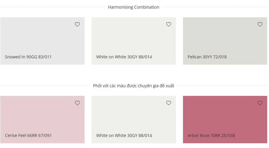 32. màu trắng sứ Dulux kết hợp với màu nào