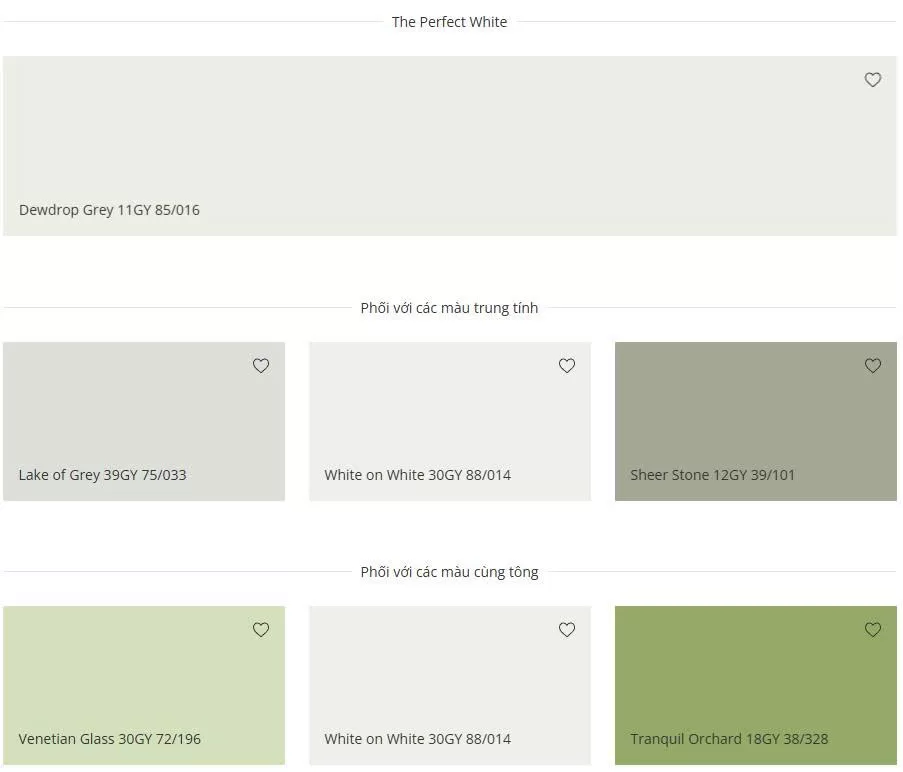 3. màu trắng sứ Dulux kết hợp với màu nào