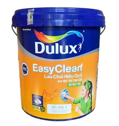 Sơn Dulux EasyClean lau chùi hiệu quả bề mặt mờ