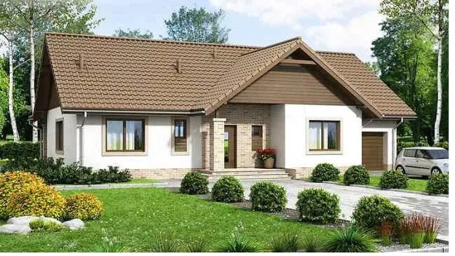 Màu sơn dulux trong nhà có sân vườn