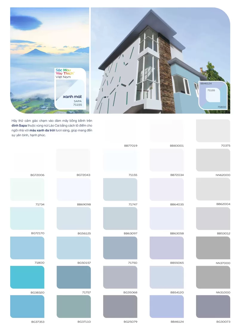 Bảng màu sơn Maxilite ngoài nhà - Nhóm Màu Trung Tính – Dễ Kết Hợp (Được Ưa Chuộng Nhất)