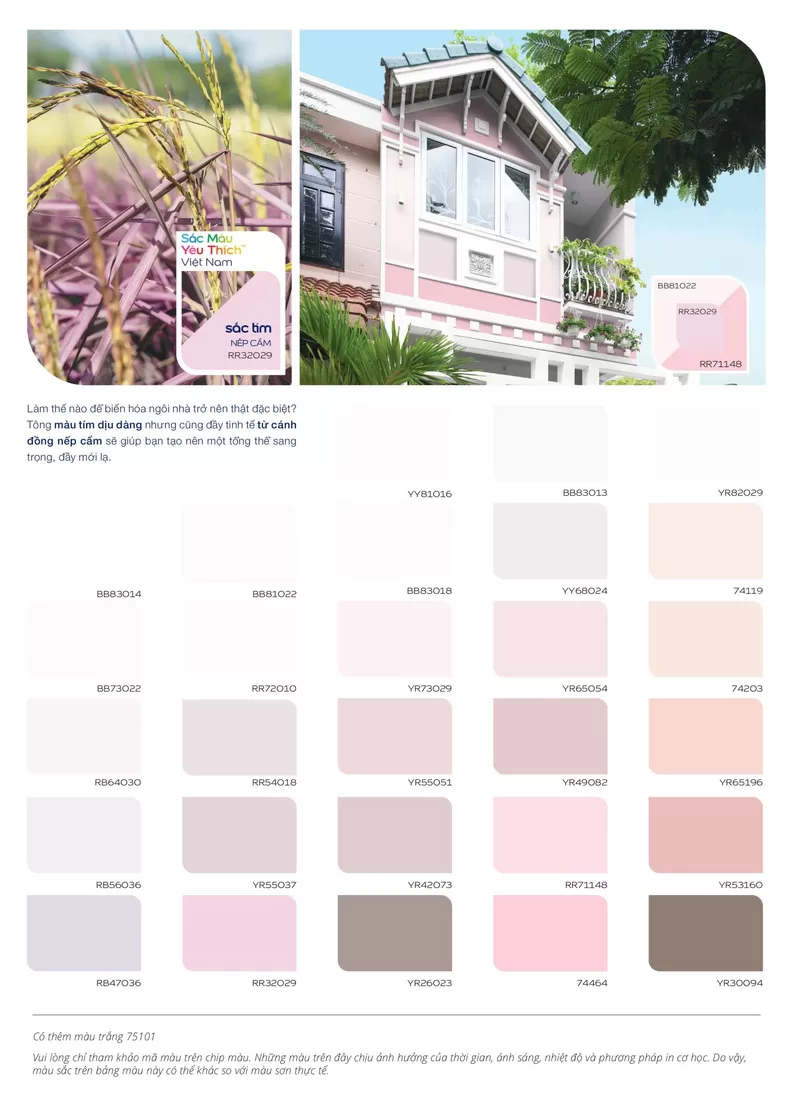 Bảng màu sơn Maxilite ngoài nhà - Nhóm Màu Trung Tính – Dễ Kết Hợp (Được Ưa Chuộng Nhất)