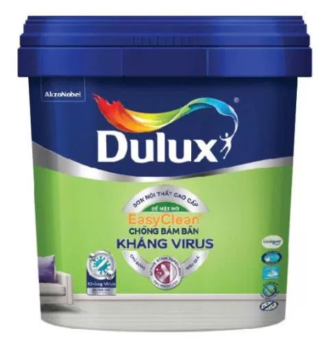  Dulux EasyClean chống bám bẩn kháng virus E016M