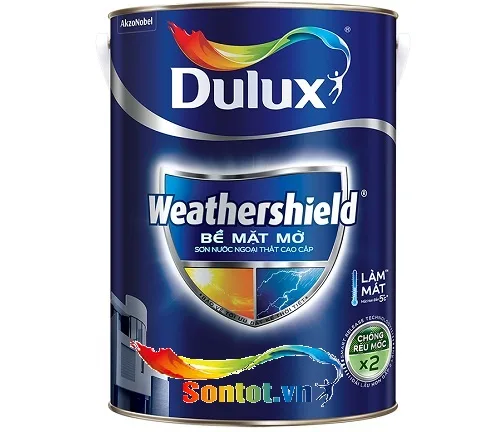 Sơn Dulux mờ – Dulux WEATHERSHIELD Bề Mặt Mờ BJ8