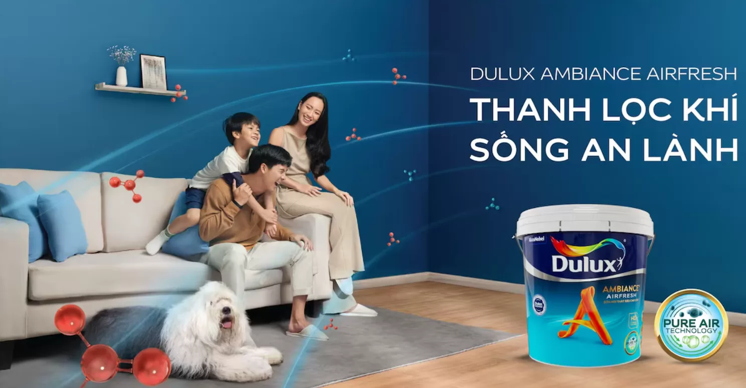 Sơn Dulux an toàn cho sức khỏe