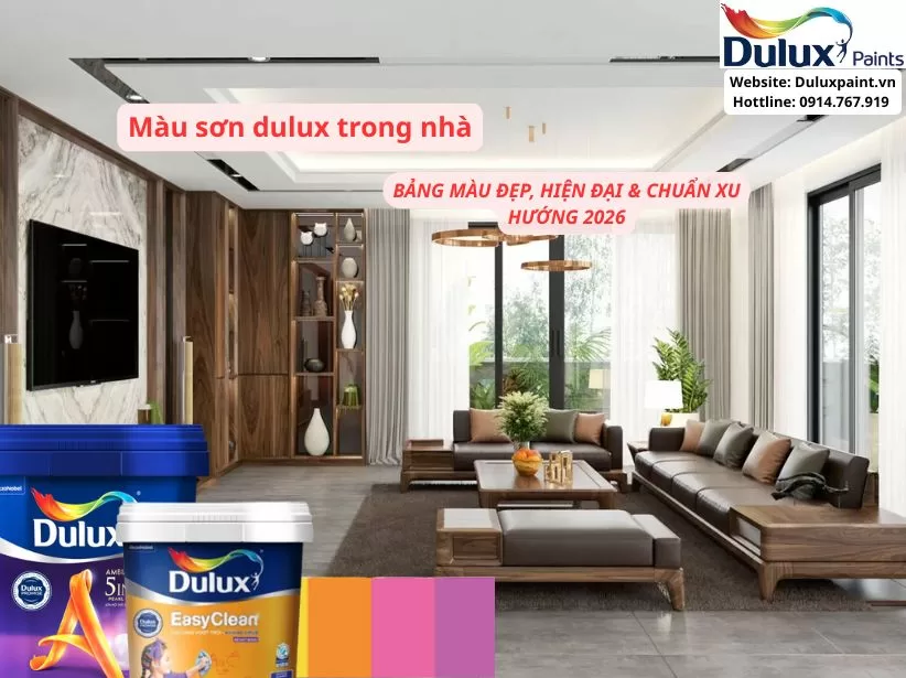 Màu sơn dulux trong nhà