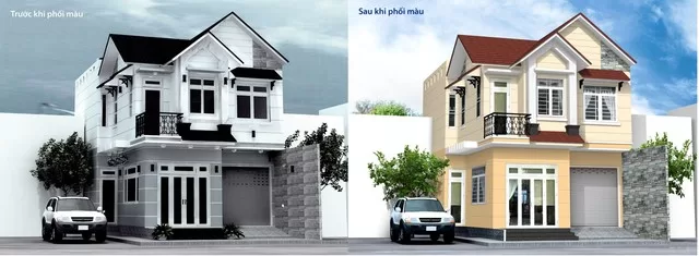 Hình dung không gian sống chính xác trước khi sơn