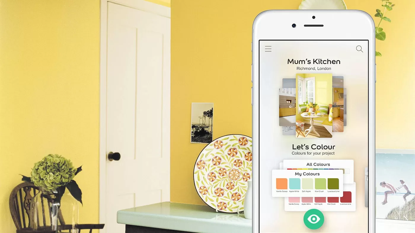 App phối màu sơn Dulux