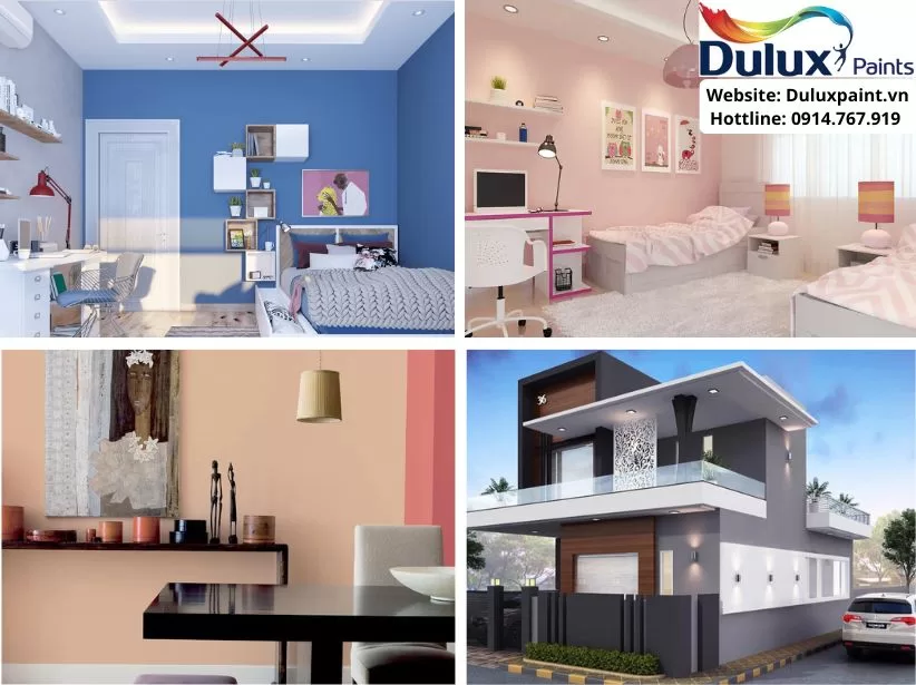 Phối Màu Sơn Nhà Đẹp
