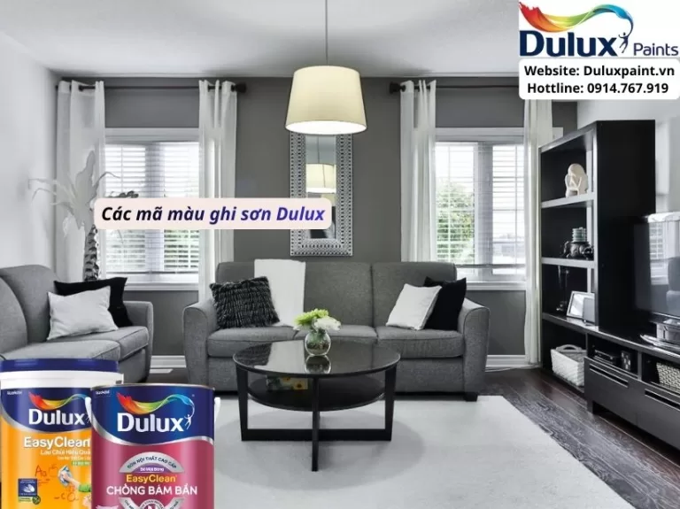 Các mã màu ghi sơn Dulux