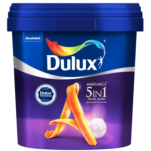 66A – Dulux Ambiance 5in1 Diamond Glow bề mặt bóng mờ