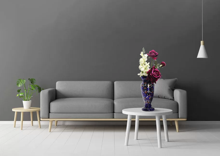 Cách phối tường màu ghi với nền nhà