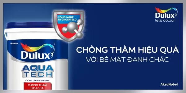 Thi công sơn chống thấm Dulux - Dulux Aquatech C8033