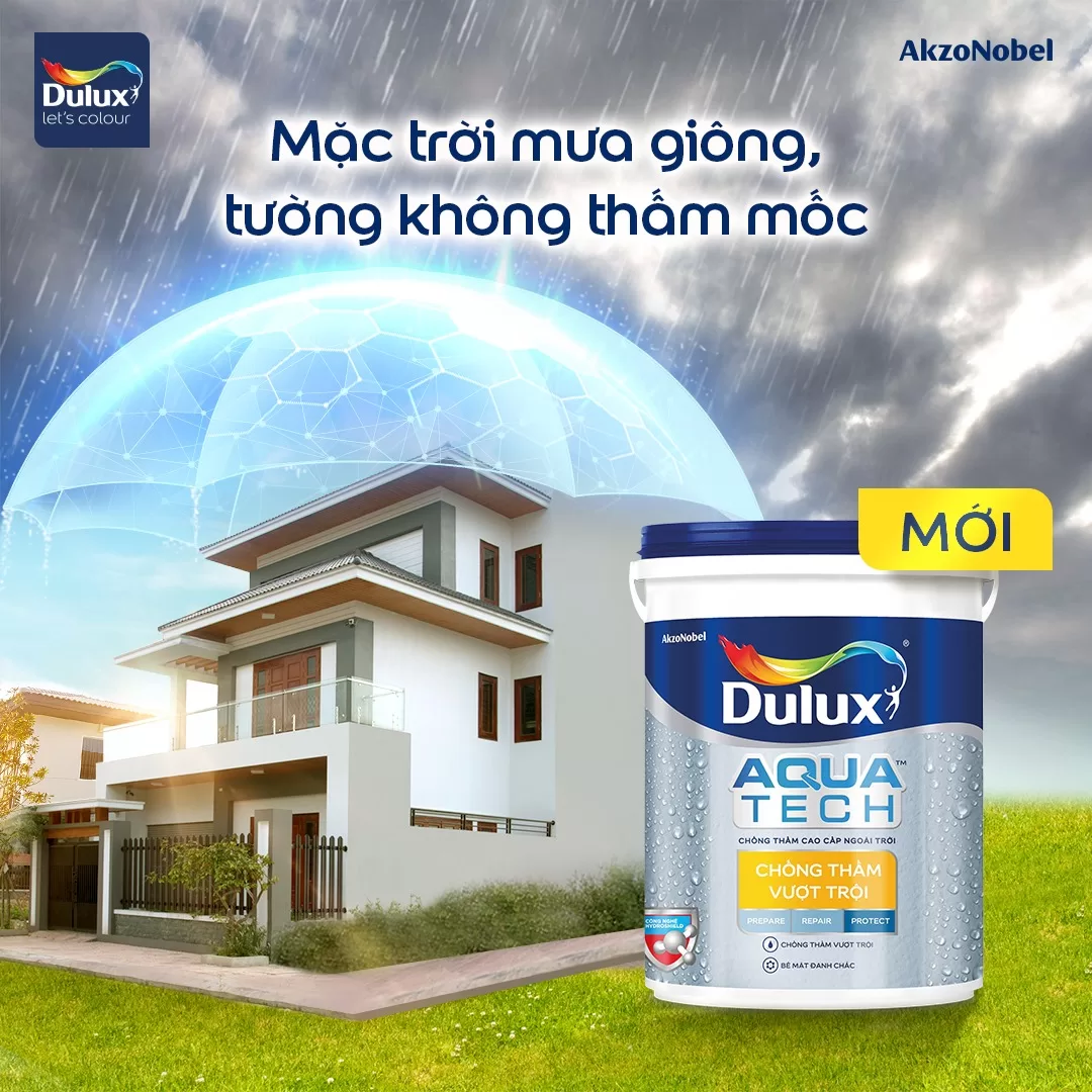 Thi công sơn chống thấm Dulux - Dulux Aquatech Y65