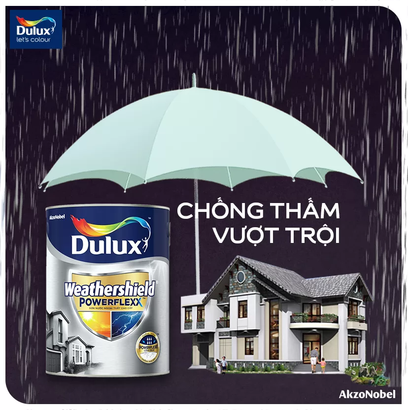 Dulux Weathershield PowerFlexx bề mặt mờ (GJ8)
