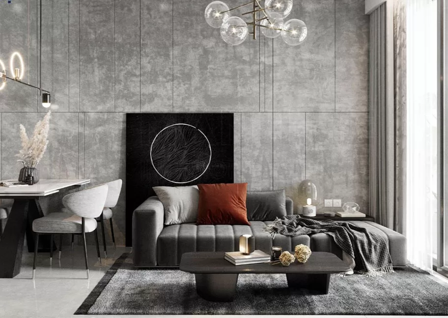 Màu sơn ghi đá hiện đại