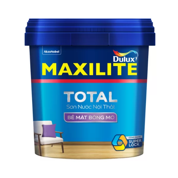 Sơn Nội Thất Maxilite Total 30CB Bề Mặt Bóng Mờ