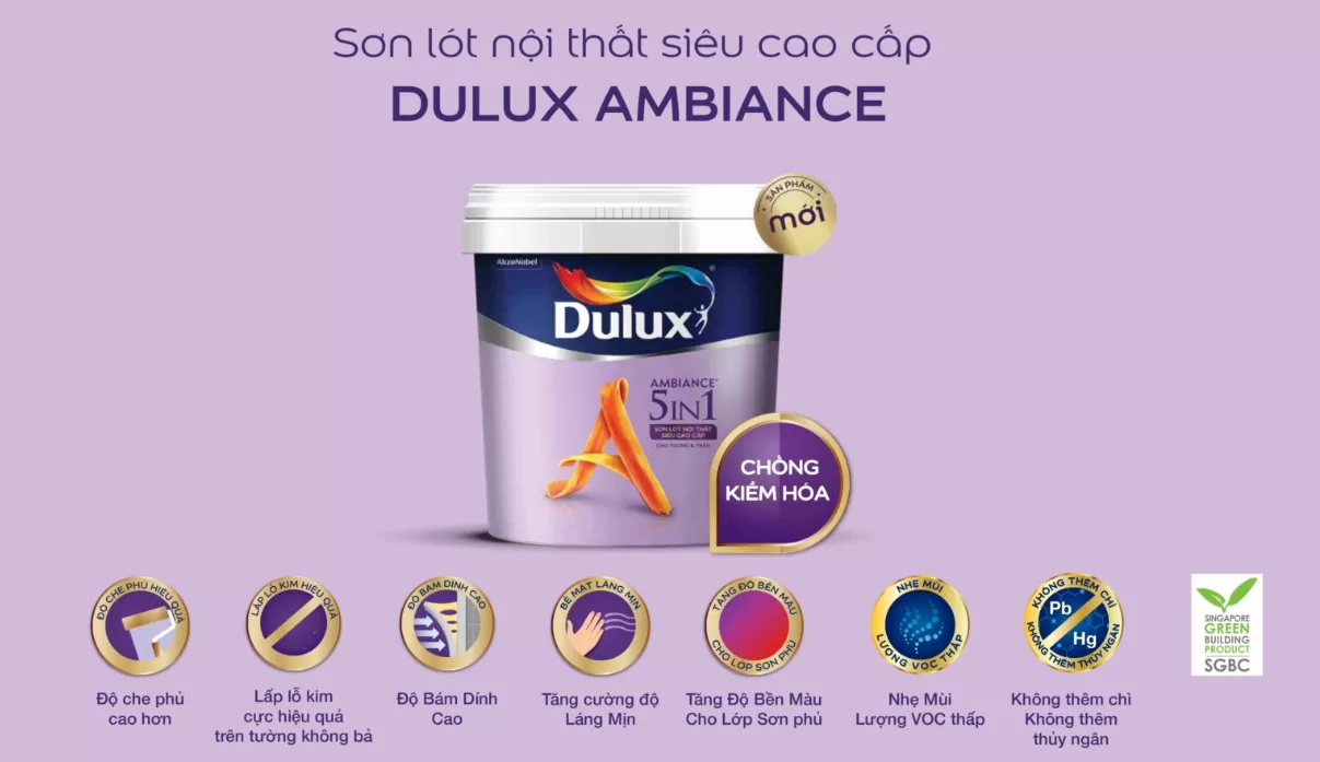 Sơn lót nội thất Dulux Ambiance Primer A968