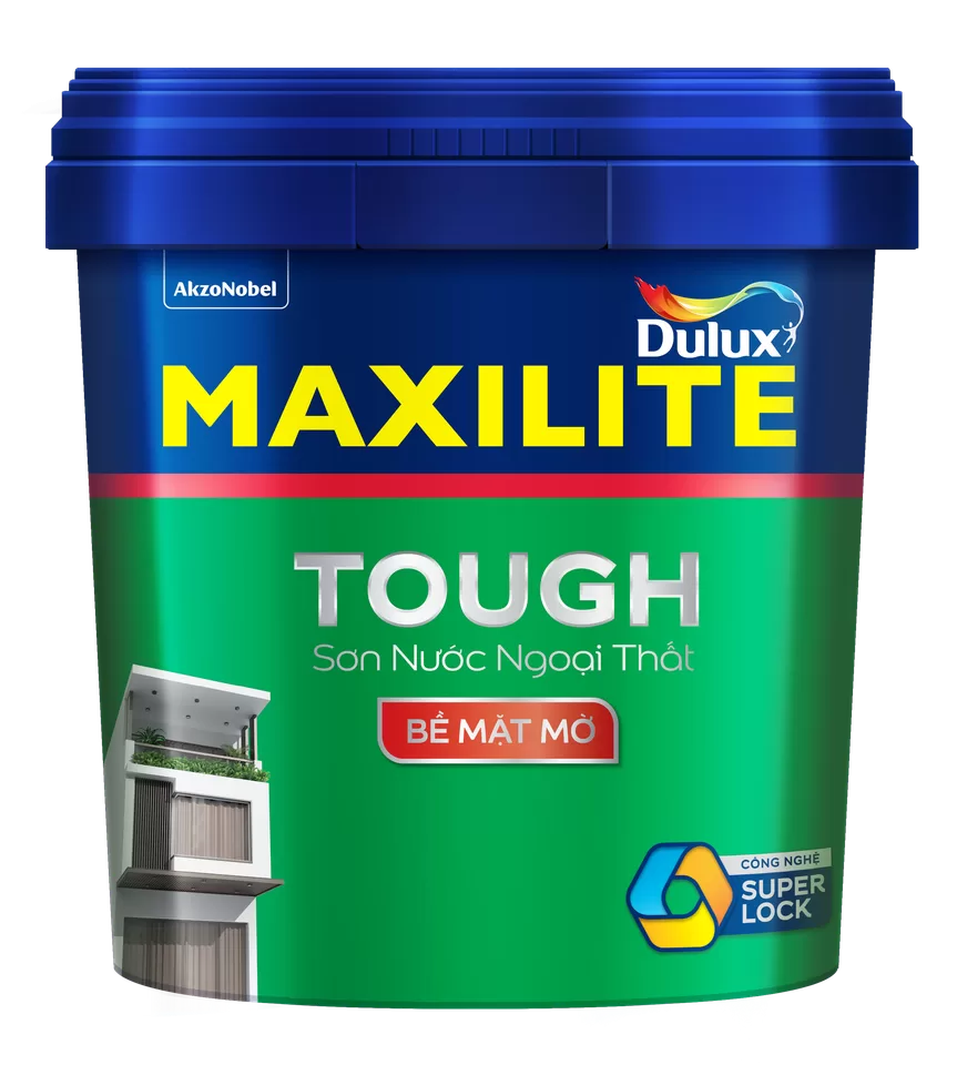 Sơn ngoại thất Maxilite Tough 28C bề mặt mờ
