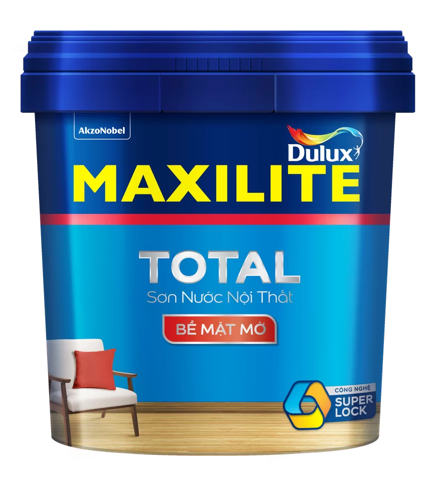 Sơn Nội Thất Maxilite Total 30C Bề Mặt Mờ