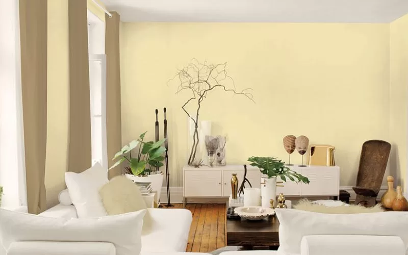 Cách chọn màu sơn nhà - Vàng kem