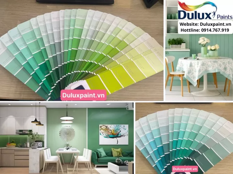 Mã màu xanh mint Dulux