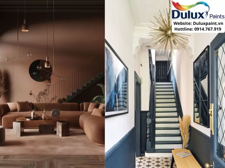 Nên sơn trong nhà bóng hay mờ Dulux