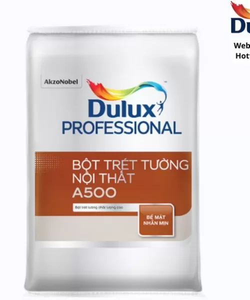 Sơn Dulux dự án A500 - Bột trét tường Dulux nội thất 40kg