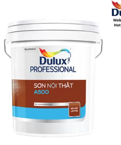 Sơn Dulux dự án A500 – Sơn Dulux Pro sơn phủ nội thất 18L