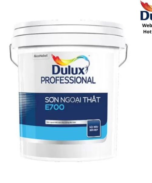Sơn Dulux dự án E700 – Sơn Dulux Pro Sơn phủ ngoại thất Thùng 18L