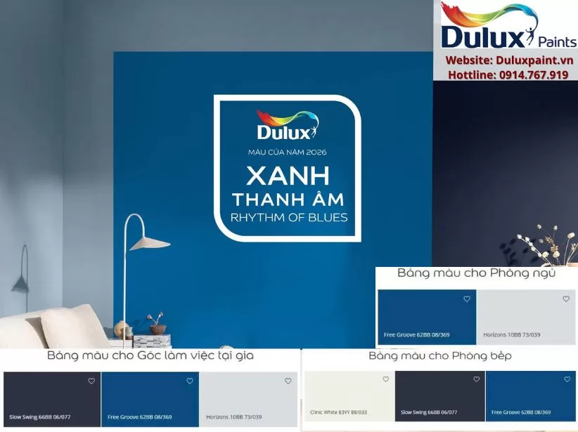 Xu hướng màu sắc sơn Dulux 2026