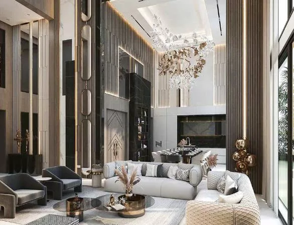 Ứng Dụng Của Sơn Siêu Bóng Nội Thất Phong cách luxury sang trọng