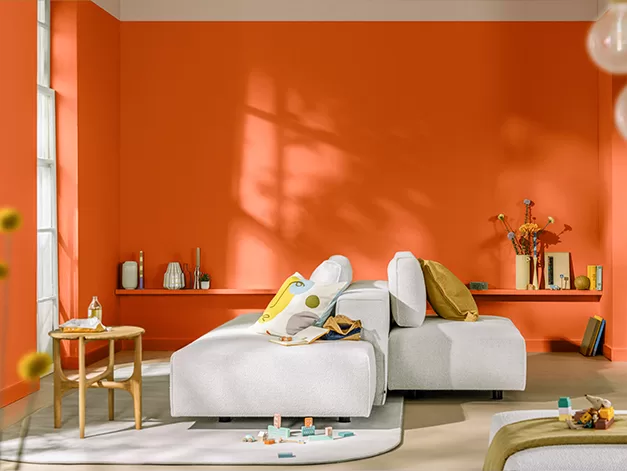 Màu sơn Dulux - Màu cam – Nguồn năng lượng của sự sáng tạo
