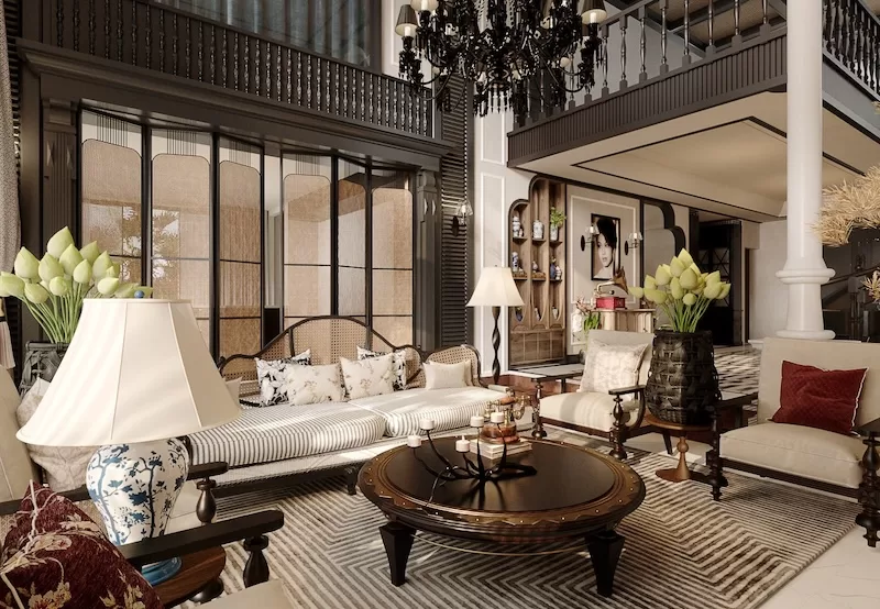 Cách ứng dụng màu sắc truyền thống Việt Nam trong thiết kế nhà ở hiện đại