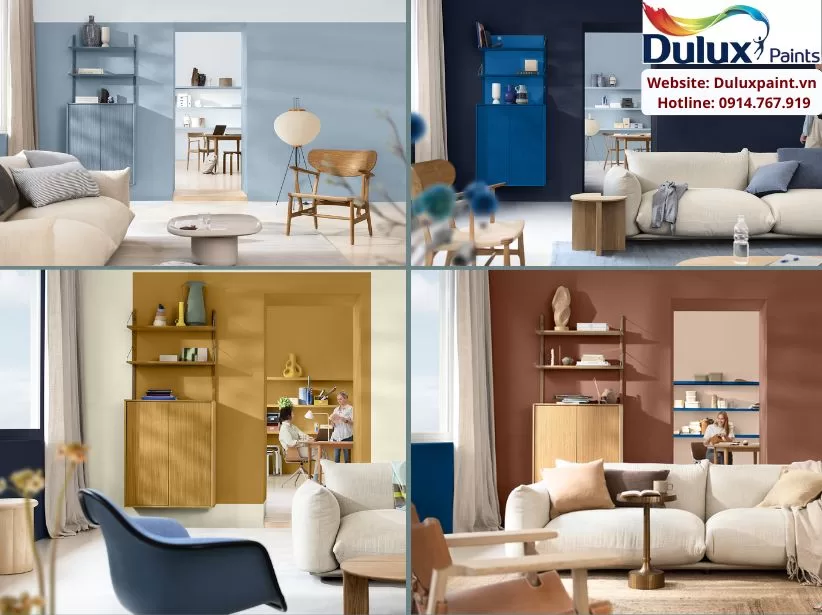 Bảng Màu Tĩnh Lặng Sơn Dulux Cho Phòng Khách - Ảnh 4