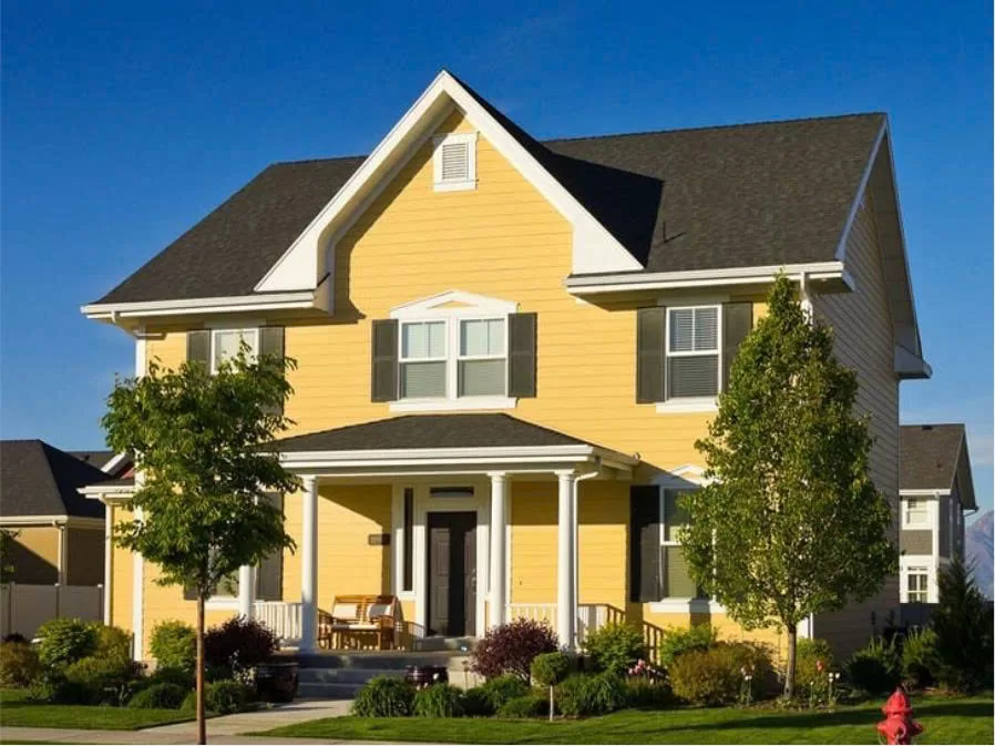 Tổng quan về sơn nhà màu vàng Dulux