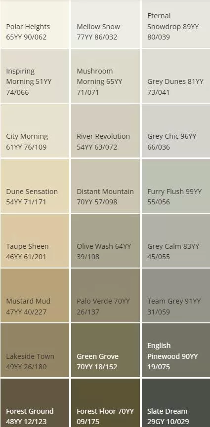 Màu sơn Dulux - Xanh lá mạ / vàng chanh