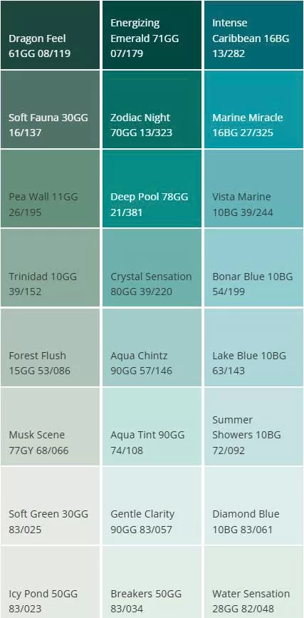 Màu sơn Dulux - Màu xanh ngọc