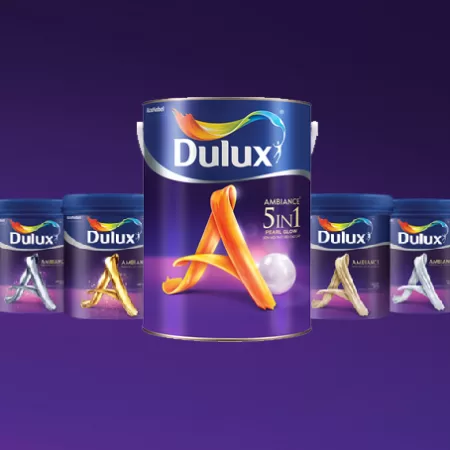 66A Dulux Ambiance 5in1 Diamond Glow bề mặt bóng mờ